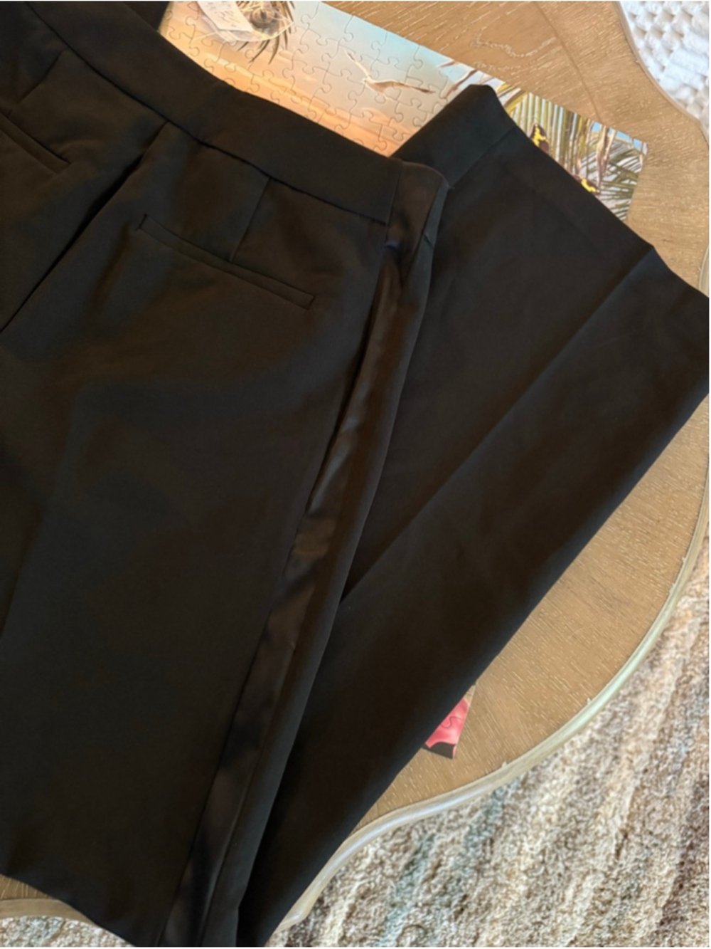 Women's New York & Company Black Palazzo Pants Size 0 - Picture 7 of 10